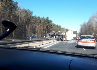 Wypadek na DK1 - fot. Facebook