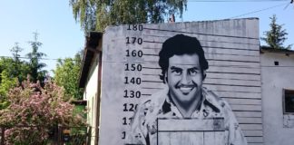 Mural z podobizną Pablo Escobara - fot. Tomasz Grząślewicz