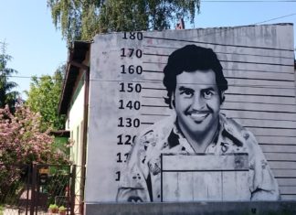 Mural z podobizną Pablo Escobara - fot. Tomasz Grząślewicz