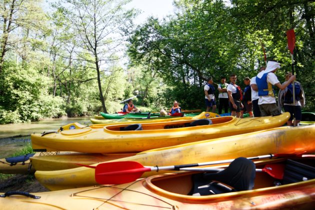 Spływ kajakowy po Białej Przemszy &ndash; fot. UM Sosnowiec