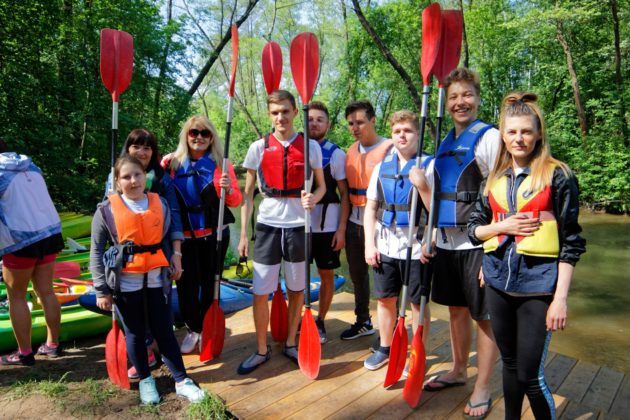 Spływ kajakowy po Białej Przemszy &ndash; fot. UM Sosnowiec