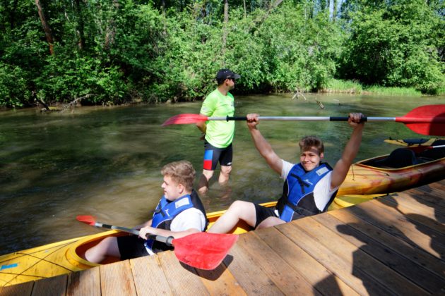 Spływ kajakowy po Białej Przemszy &ndash; fot. UM Sosnowiec