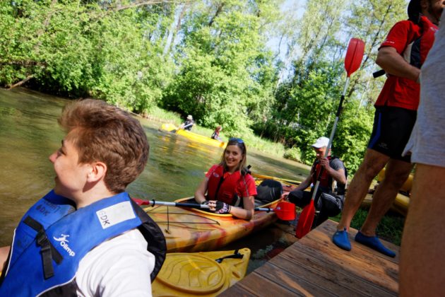 Spływ kajakowy po Białej Przemszy &ndash; fot. UM Sosnowiec