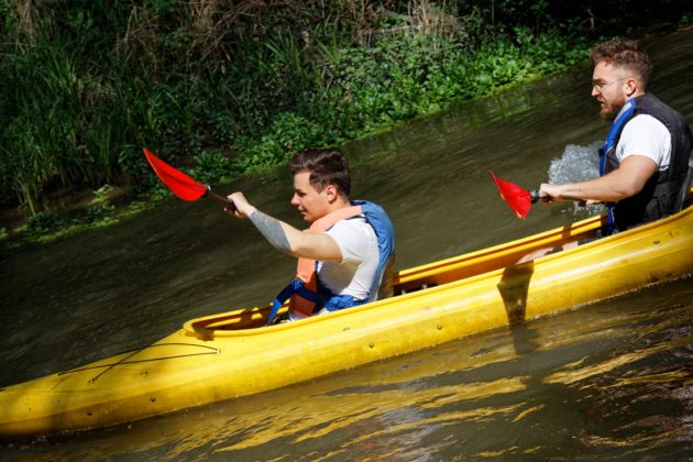 Spływ kajakowy po Białej Przemszy &ndash; fot. UM Sosnowiec