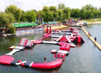 Nowa atrakcja ośrodka Wake Zone Stawiki - fot. Facebook