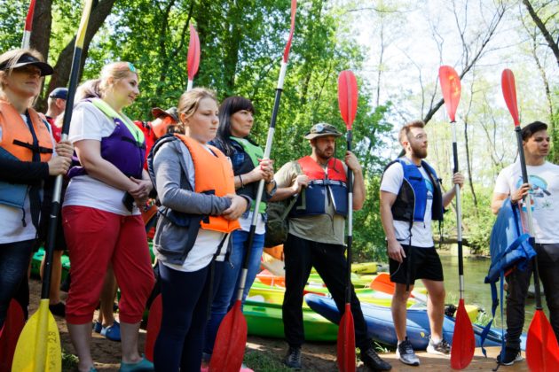 Spływ kajakowy po Białej Przemszy &ndash; fot. UM Sosnowiec