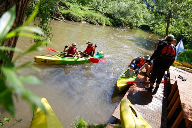 Spływ kajakowy po Białej Przemszy &ndash; fot. UM Sosnowiec