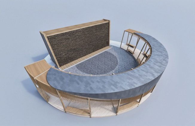 Tężnia solankowa w Jaworznie &ndash; fot. UM Jaworzno