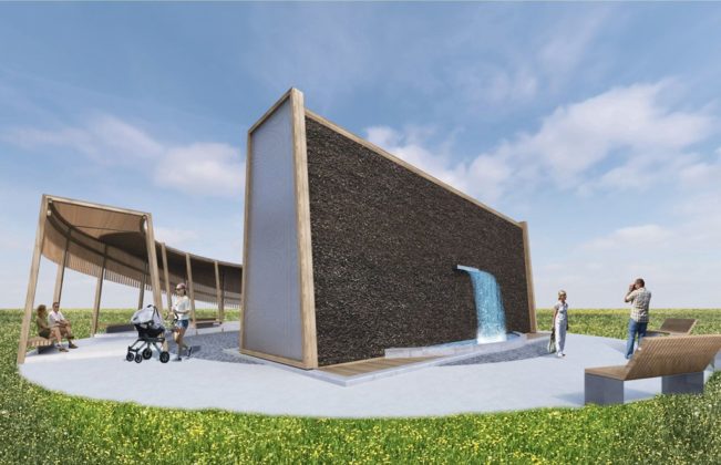 Tężnia solankowa w Jaworznie &ndash; fot. UM Jaworzno