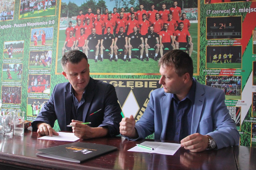 LV BET sponsorem Zagłębia Sosnowiec - fot. zaglebie.eu