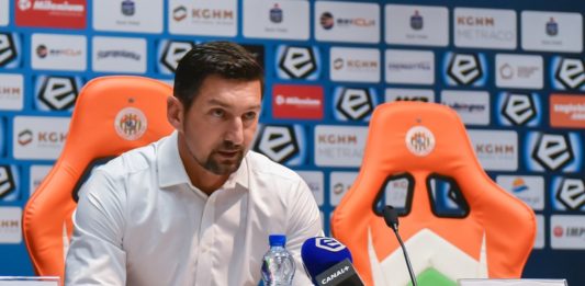 Dariusz Dudek po meczu z KGHM Zagłębie Lubin – fot. Wojciech Rejdych