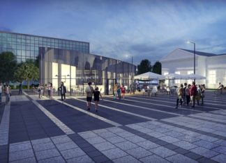 Plac przed dworcem PKP w Sosnowcu – fot. Amaya Architekci