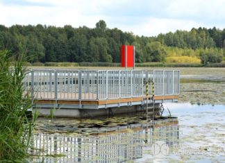 Pływający pomost nad Pogorią II – fot. Dariusz Nowak (nddg)/ UM Dąbrowa Górnicza