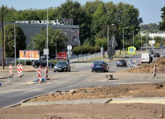 Powstaje nowe rondo w Będzinie – fot. Starostwo Powiatowe Będzin