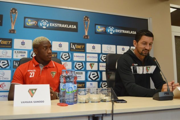 Konferencja Zagłębia Sosnowiec przed meczem z Legią Warszawa &ndash; fot. MZ