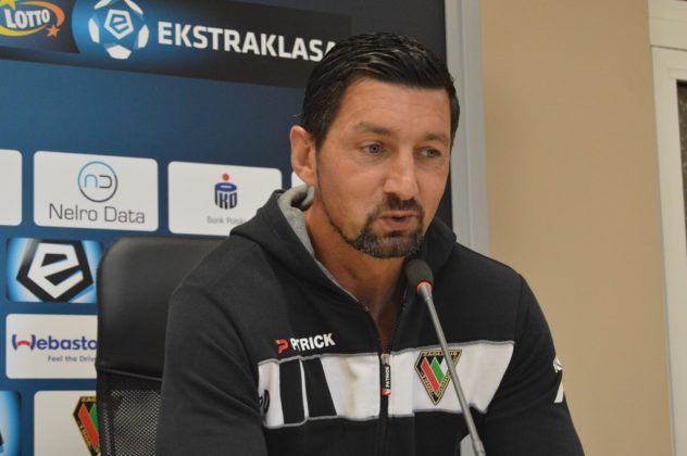 Konferencja Zagłębia Sosnowiec przed meczem z Legią Warszawa &ndash; fot. MZ