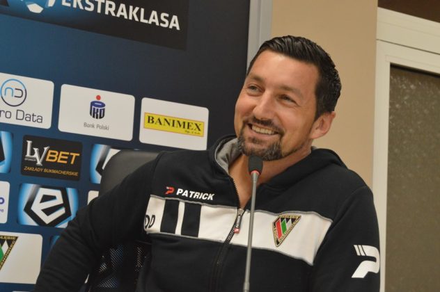 Konferencja Zagłębia Sosnowiec przed meczem z Legią Warszawa &ndash; fot. MZ