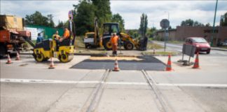 Demontaż przejazdu kolejowego Aleja Mireckiego - fot. UM Sosnowiec