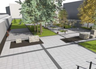 Skwer przy ulicy Parkowej w Zawiercie – fot. UM Zawiercie