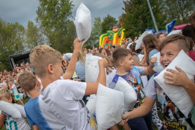 Wielka bitwa na poduszki w Sosnowcu - fot. UM Sosnowiec/PL