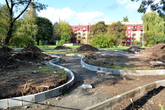 Modernizacja park Hallera - fot. UM Dąbrowa Górnicza