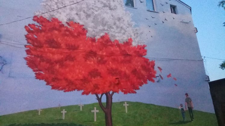Mural &bdquo;Drzewo życia&rdquo; w Czeladzi &ndash; fot. arch. prywatne