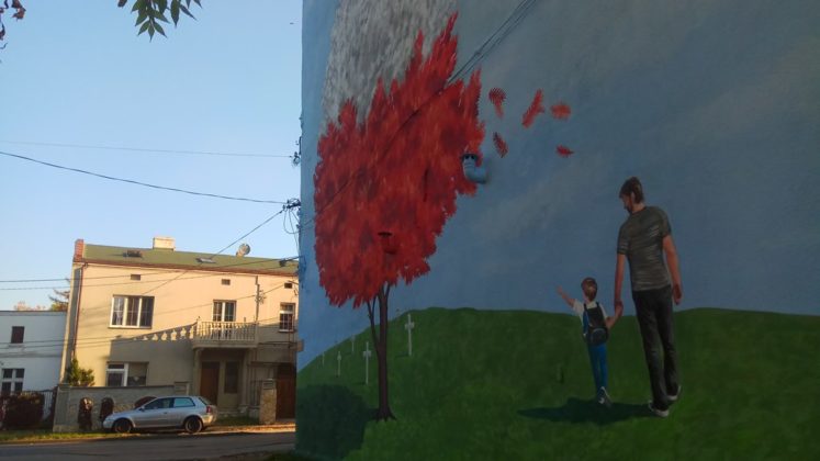 Mural &bdquo;Drzewo życia&rdquo; w Czeladzi &ndash; fot. arch. prywatne