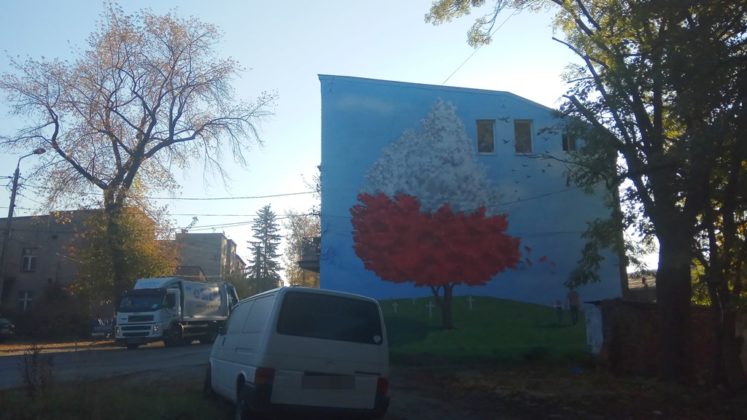 Mural &bdquo;Drzewo życia&rdquo; w Czeladzi &ndash; fot. arch. prywatne