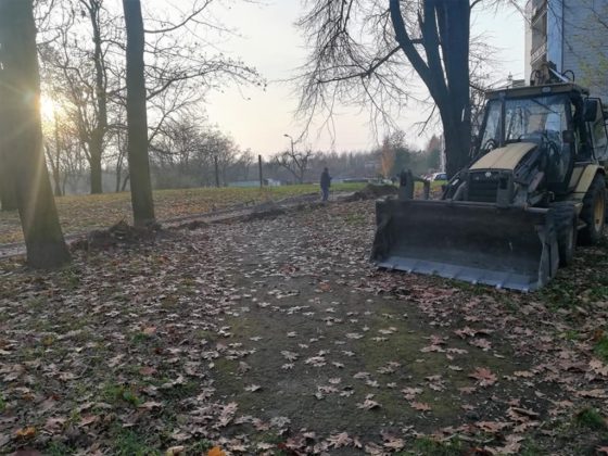 Remont alejek w Parku Alfred - fot. UM Czeladź
