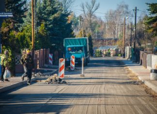 Wymiana sieci wodociągowej, sanitarnej i deszczowej w Maczkach – fot. UM Sosnowiec