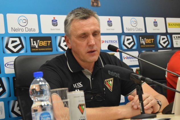 Konferencja Zagłębia Sosnowiec przed meczem z Lechem Poznań - fot. MZ