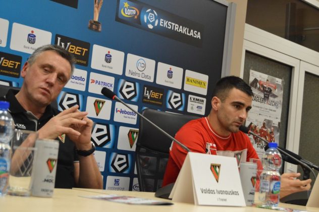 Konferencja Zagłębia Sosnowiec przed meczem z Lechem Poznań - fot. MZ