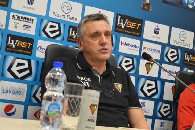 Konferencja Zagłębia Sosnowiec przed meczem z Lechem Poznań - fot. MZ