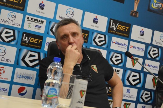 Konferencja Zagłębia Sosnowiec przed meczem z Lechem Poznań - fot. MZ