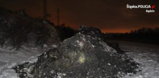 Wysypywali niebezpieczne odpady - fot. KPP w Będzinie