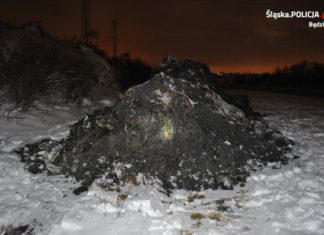 Wysypywali niebezpieczne odpady - fot. KPP w Będzinie
