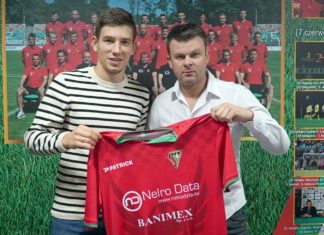Mateusz Możdżeń nowym piłkarzem Zagłębia Sosnowiec - fot. zaglebie.eu