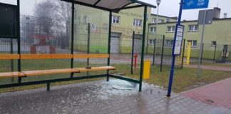 Wandale zdewastowali wiaty przystankowe - fot. Gmina Psary