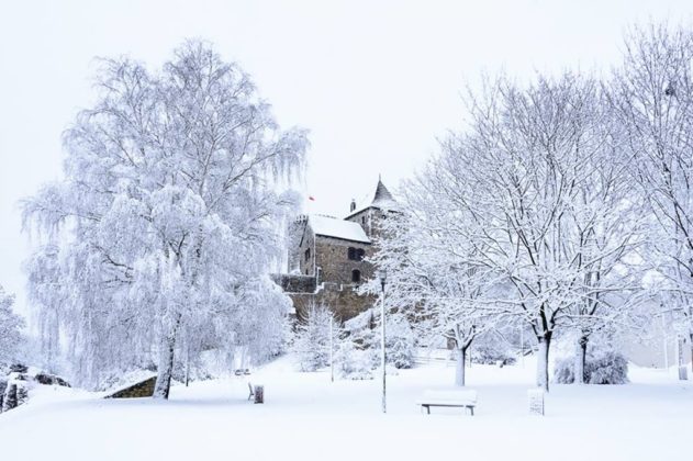 Będzin w zimowej odsłonie - fot. UM Będzin