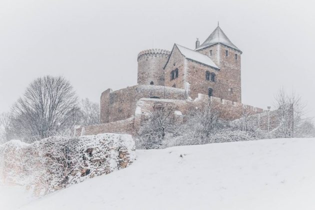 Będzin w zimowej odsłonie - fot. UM Będzin