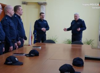 Mariusz Łabędzki nowym zastępcą komendanta sosnowieckiej policji – fot. KMP Sosnowiec