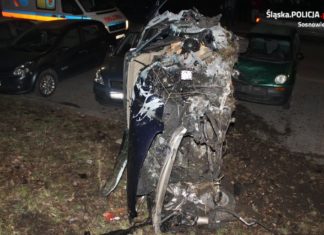 Tragiczny wypadek w Sosnowcu - fot. KMP w Sosnowcu