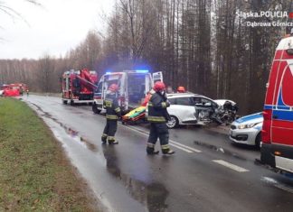 Śmiertelny wypadek z udziałem pijanego kierowcy - fot. KMP w Dąbrowie Górniczej