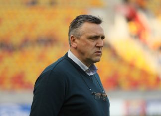 Trener Zagłębia Sosnowiec Valdas Ivanauskas – fot. Marek Rybicki