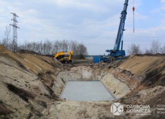 Trwa budowa tunelu pieszo-rowerowego między Pogorią III i IV w Dąbrowie Górniczej - fot. Dariusz Nowak