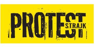 Protest nauczycieli - fot. mat. pras.