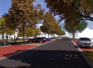 Tak ma wyglądać po przebudowie ulica Spacerowa w Czeladzi - fot. AiM Architekci