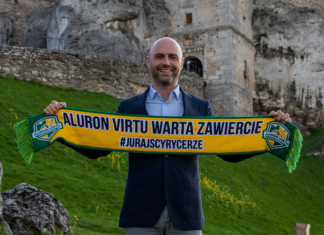 Bartosz Górski wiceprezes Aluronu Virtu Warty Zawiercie – fot. Krzysztof Popiół