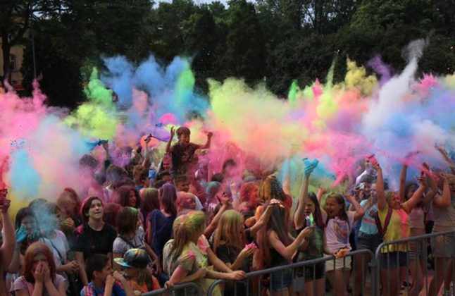 Eksplozja kolor&oacute;w - fot. UM Sosnowiec