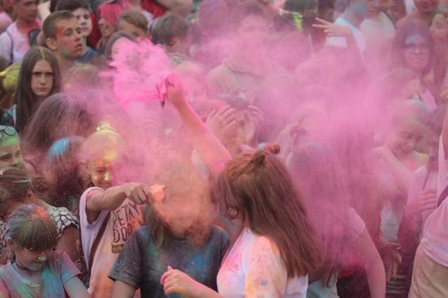 Eksplozja kolor&oacute;w - fot. UM Sosnowiec